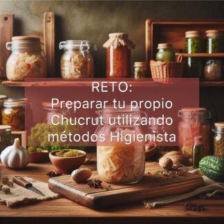 Reto: Prepara tu propio chucrut utilizando métodos higienistas